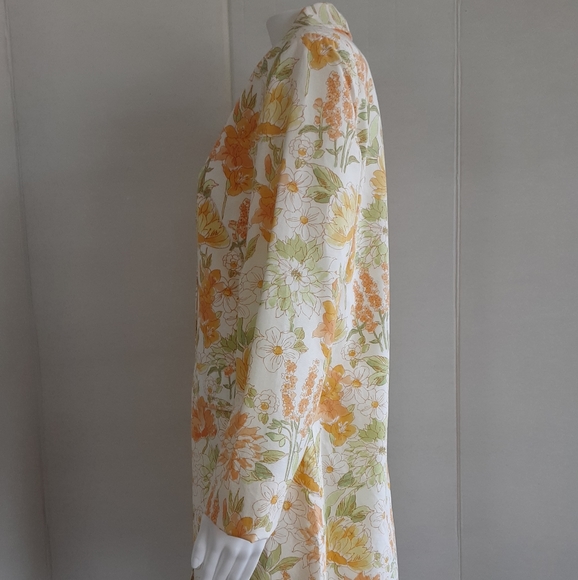 GYMBOREE WOMEN'S 100% COTTON YELLOW 3QTR SPRING COAT SZ L - Picture 4 of 12